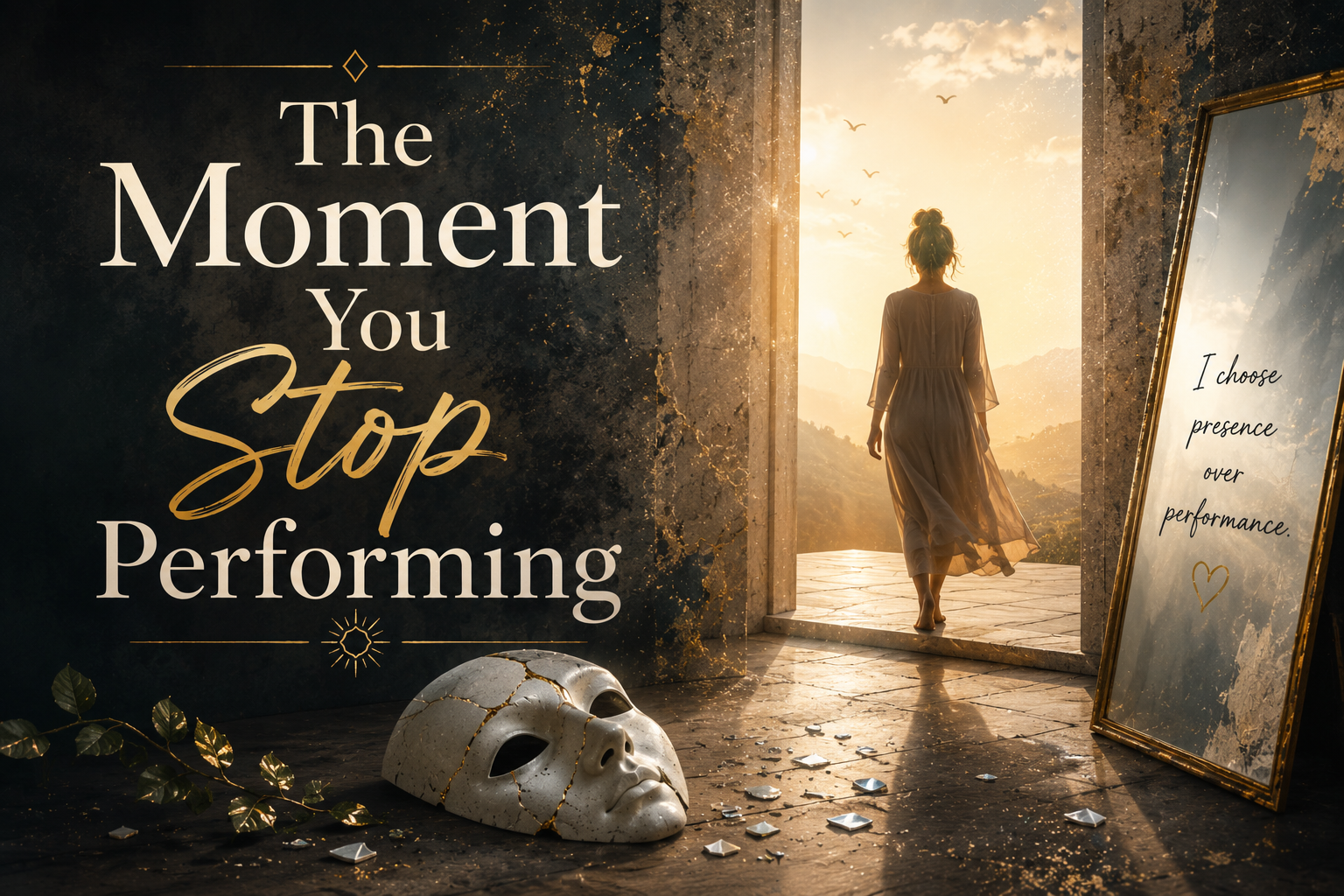 The Moment You Stop Performing