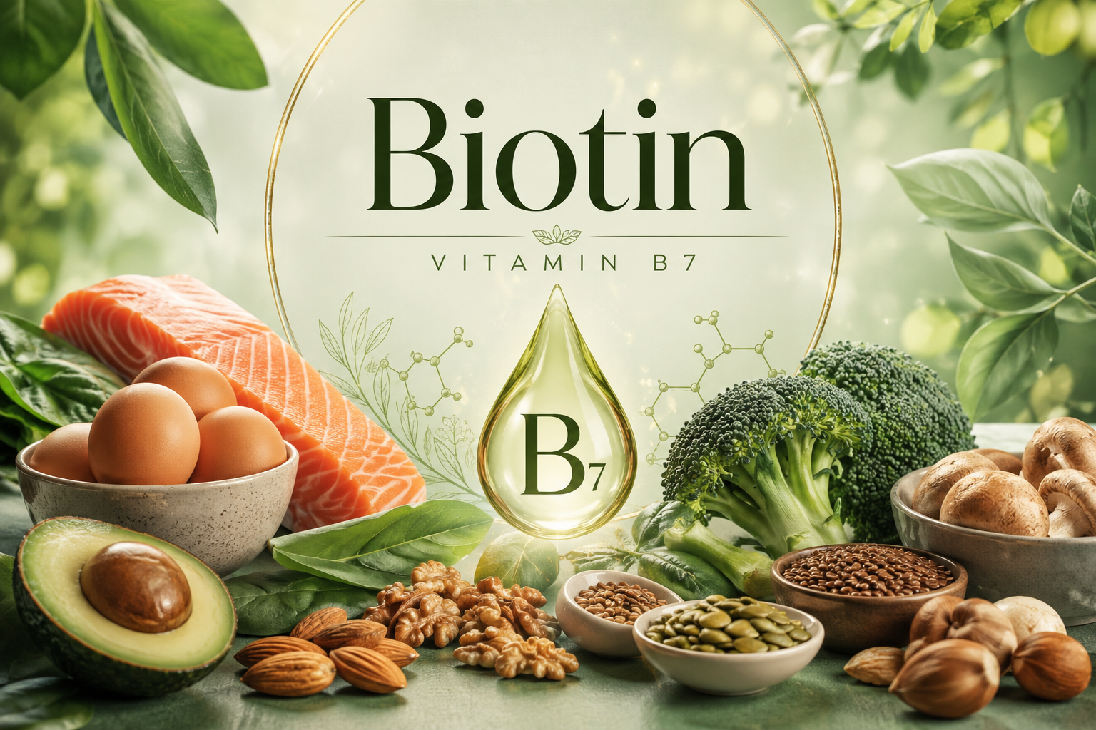 Biotin for Hair, Skin, Nails, Energy Metabolism and Whole-Body Wellness
