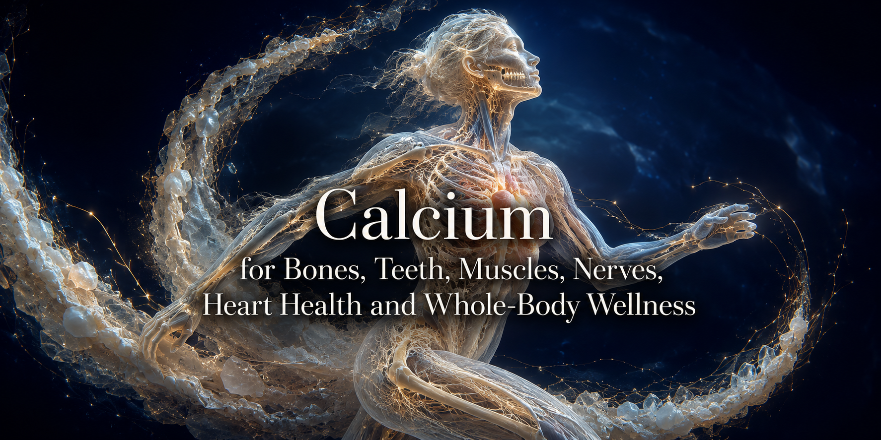 Calcium for Bones, Teeth, Muscles, Nerves, Heart Health and Whole-Body Wellness