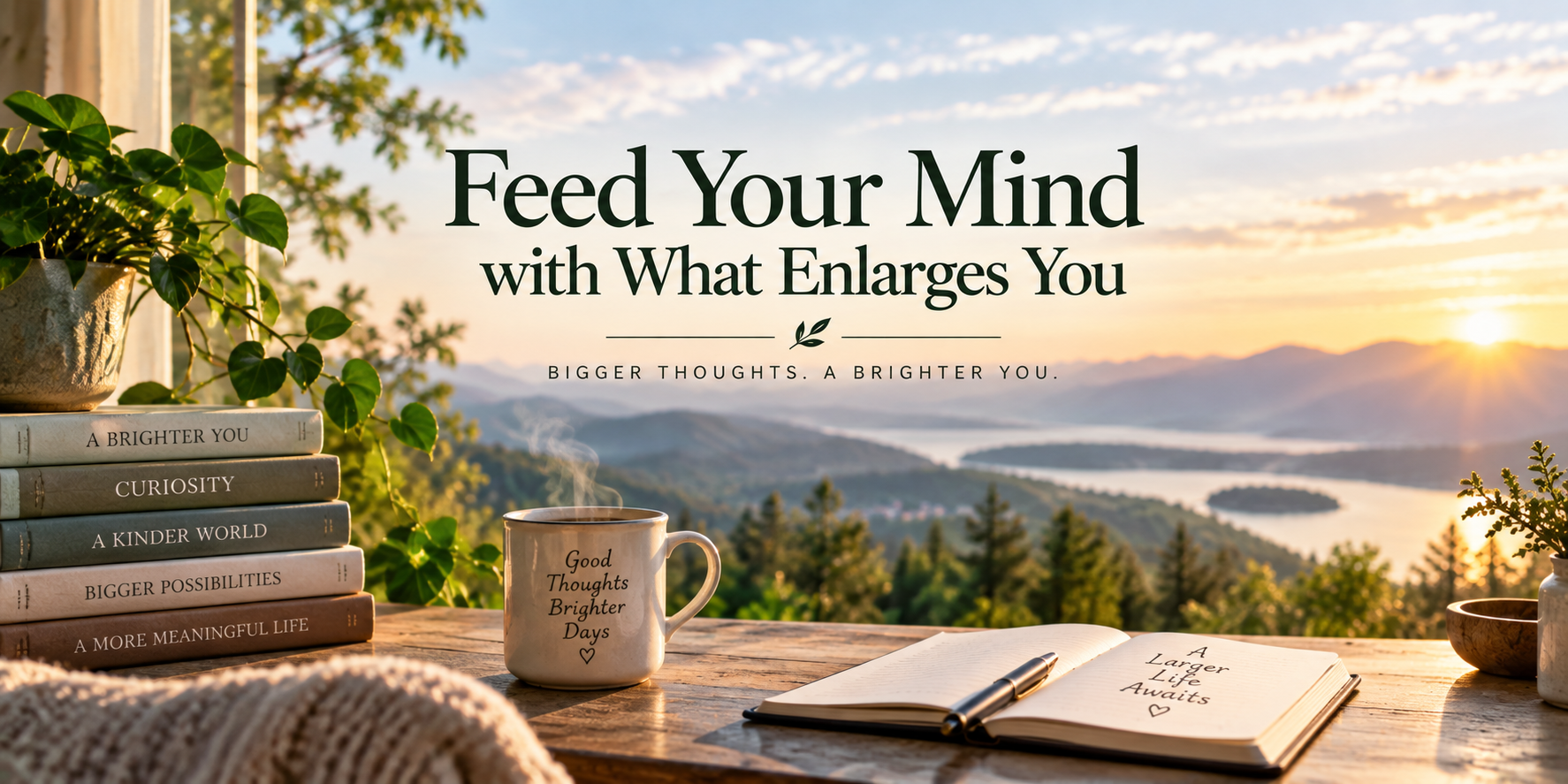 Feed Your Mind with What Enlarges You