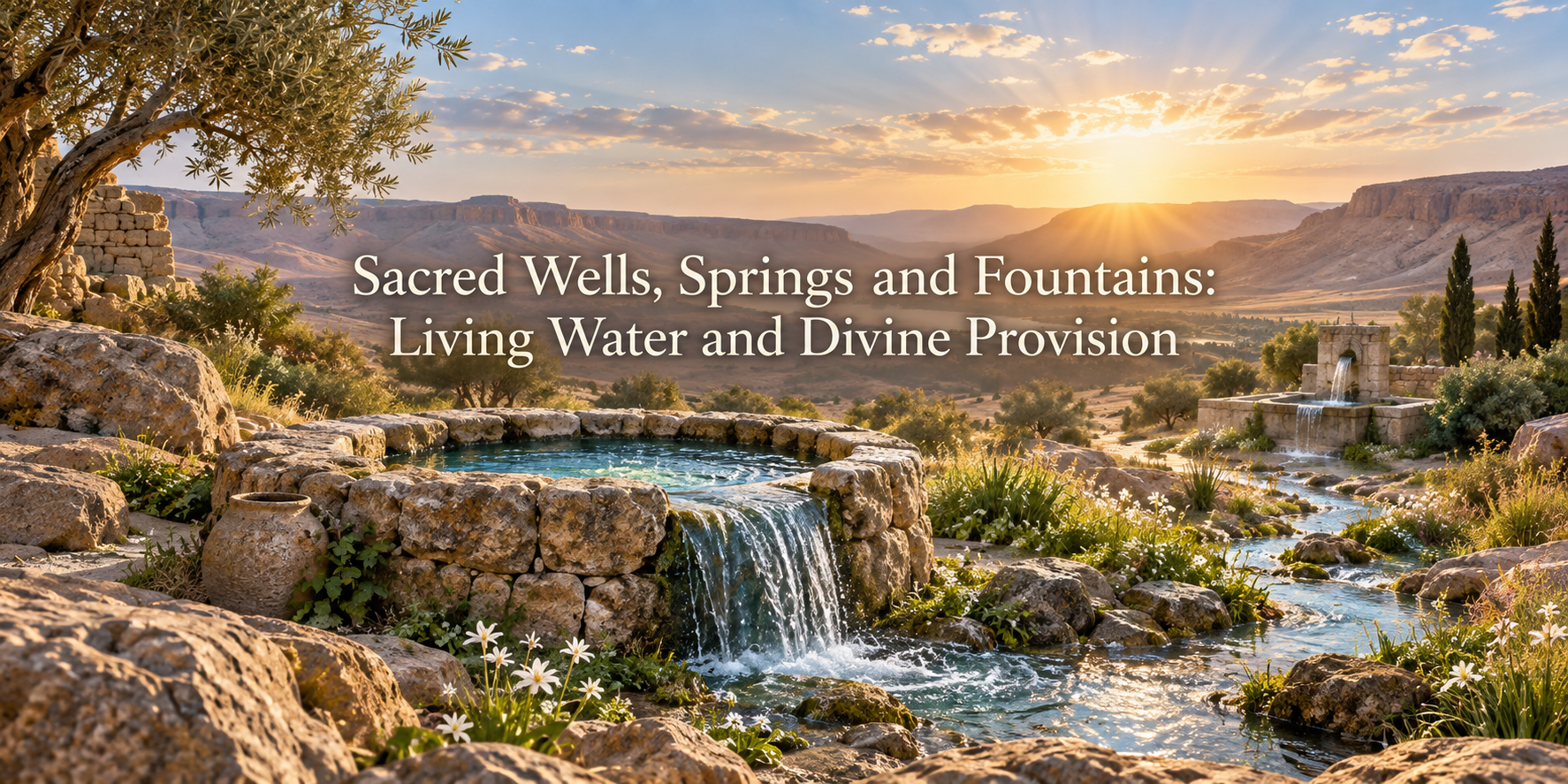 Sacred Wells, Springs and Fountains: Living Water and Divine Provision