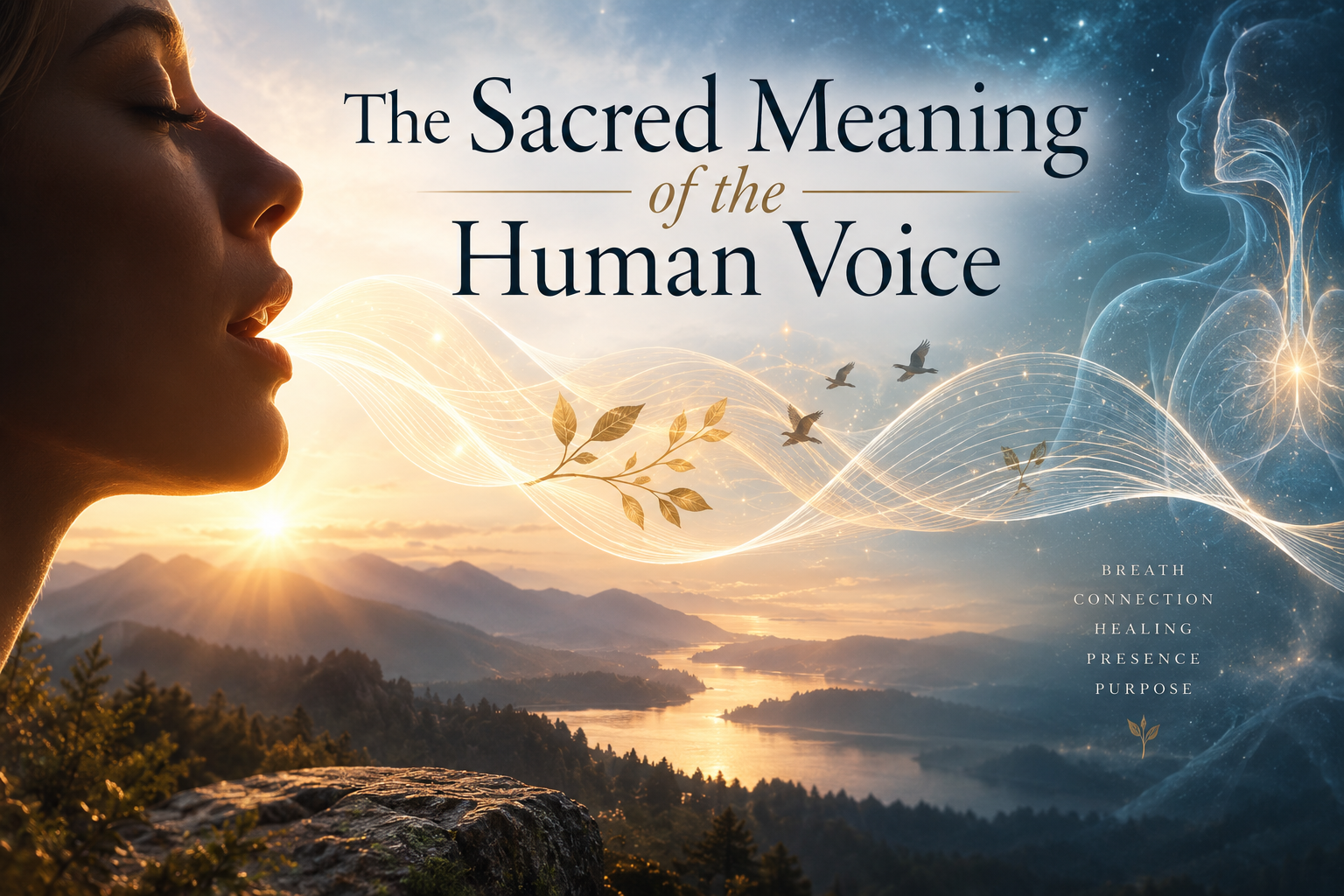 The Sacred Meaning of the Human Voice
