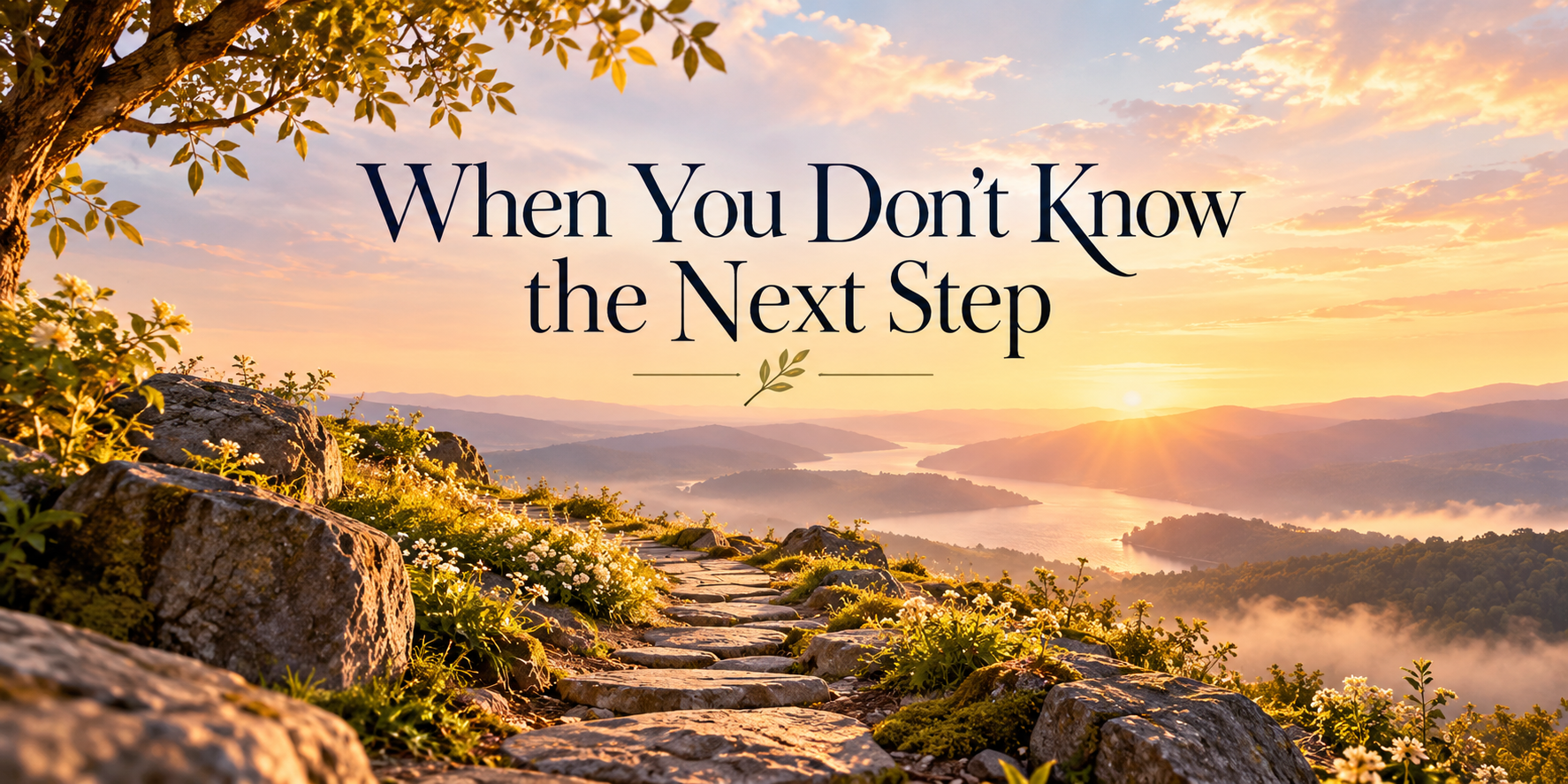 When You Don’t Know the Next Step