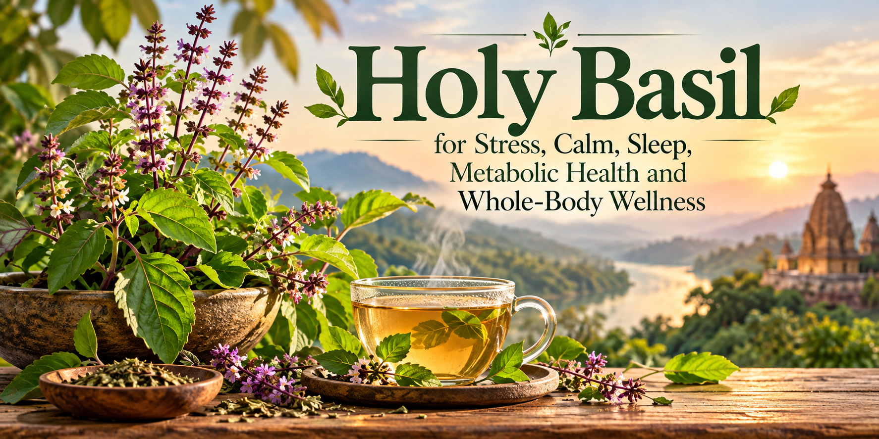 Holy Basil for Stress, Calm, Sleep, Metabolic Health and Whole-Body Wellness