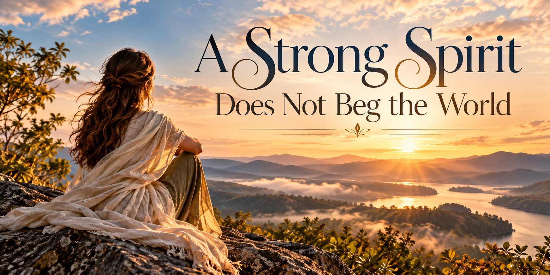 A Strong Spirit Does Not Beg the World
