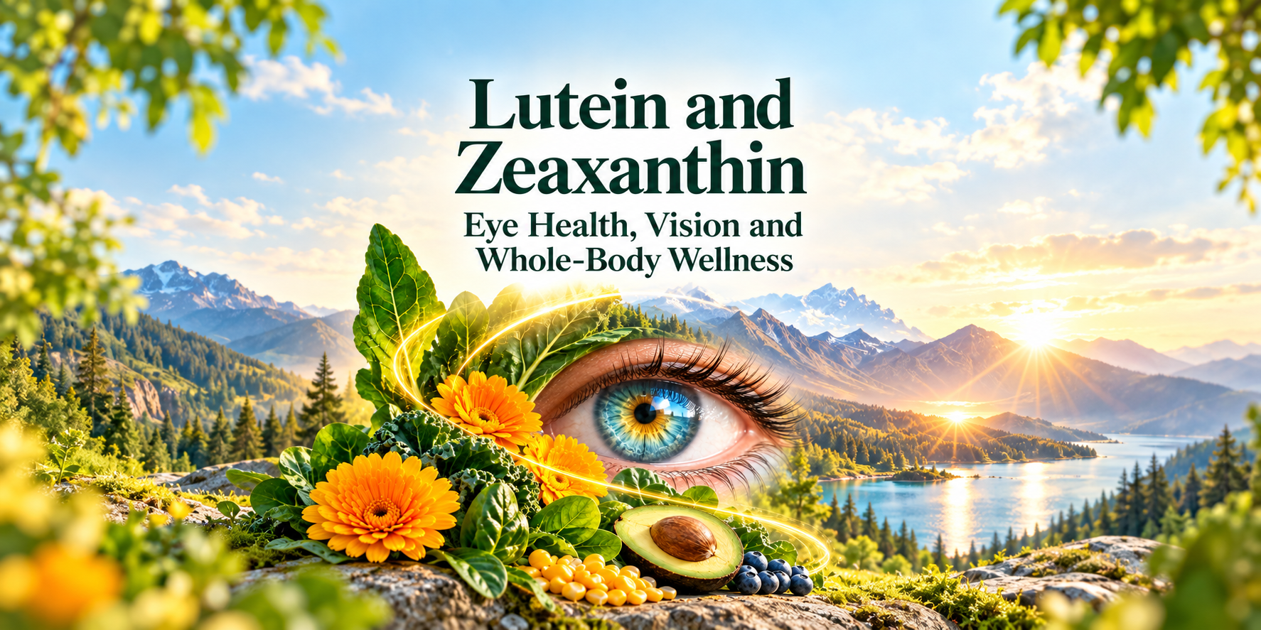Lutein and Zeaxanthin for Eye Health, Vision, Macular Support, Blue Light and Whole-Body Wellness