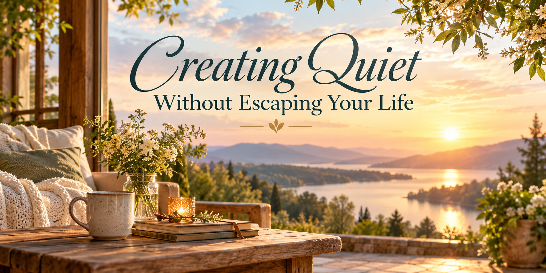 Creating Quiet Without Escaping Your Life