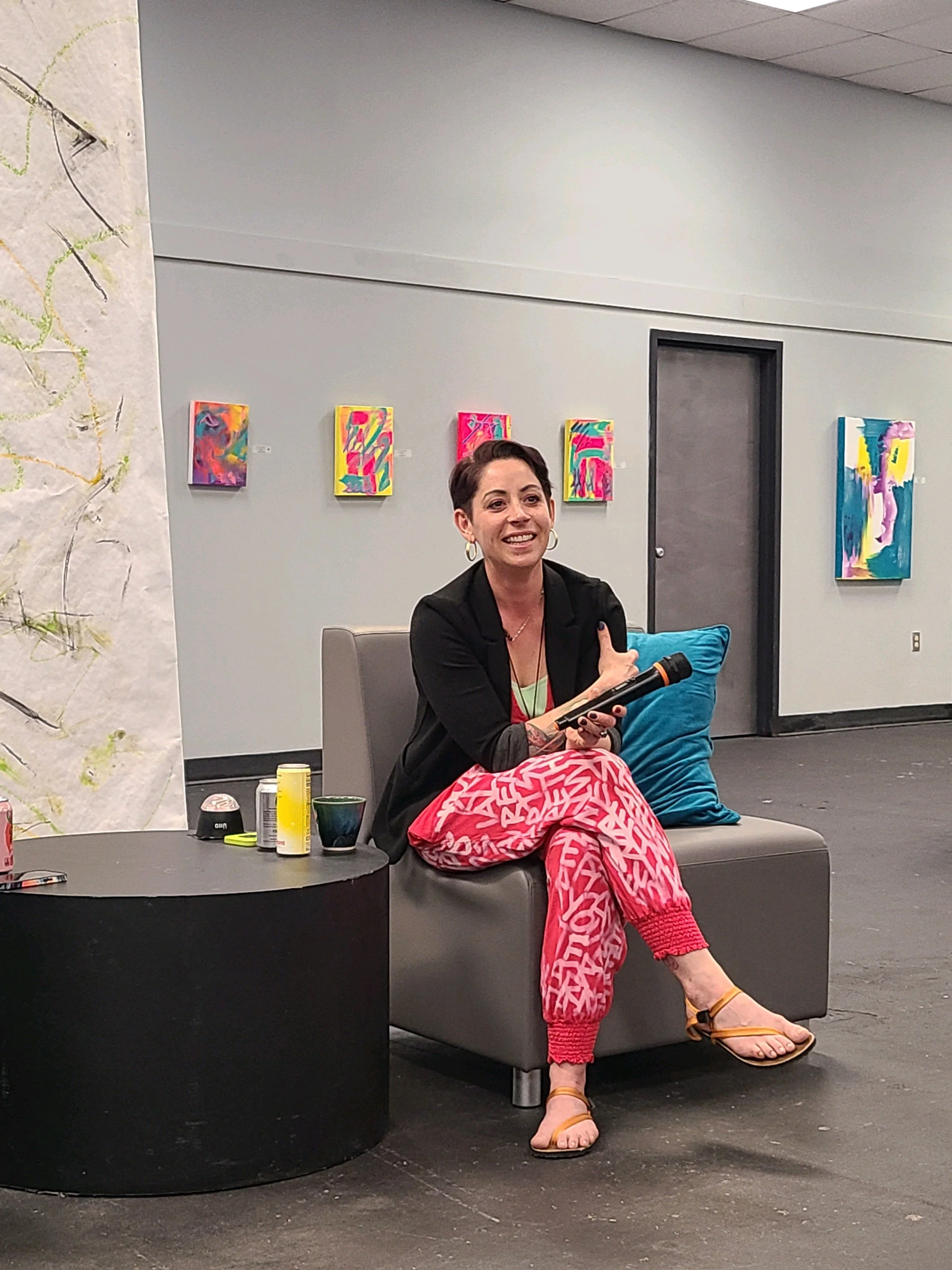 Ms. Meikle solo exhibition artist talk