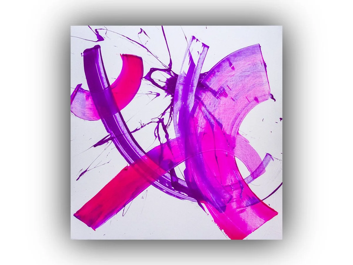 Eb and Flow MP1 - Acrylic on panel - 4' x 4' 2017