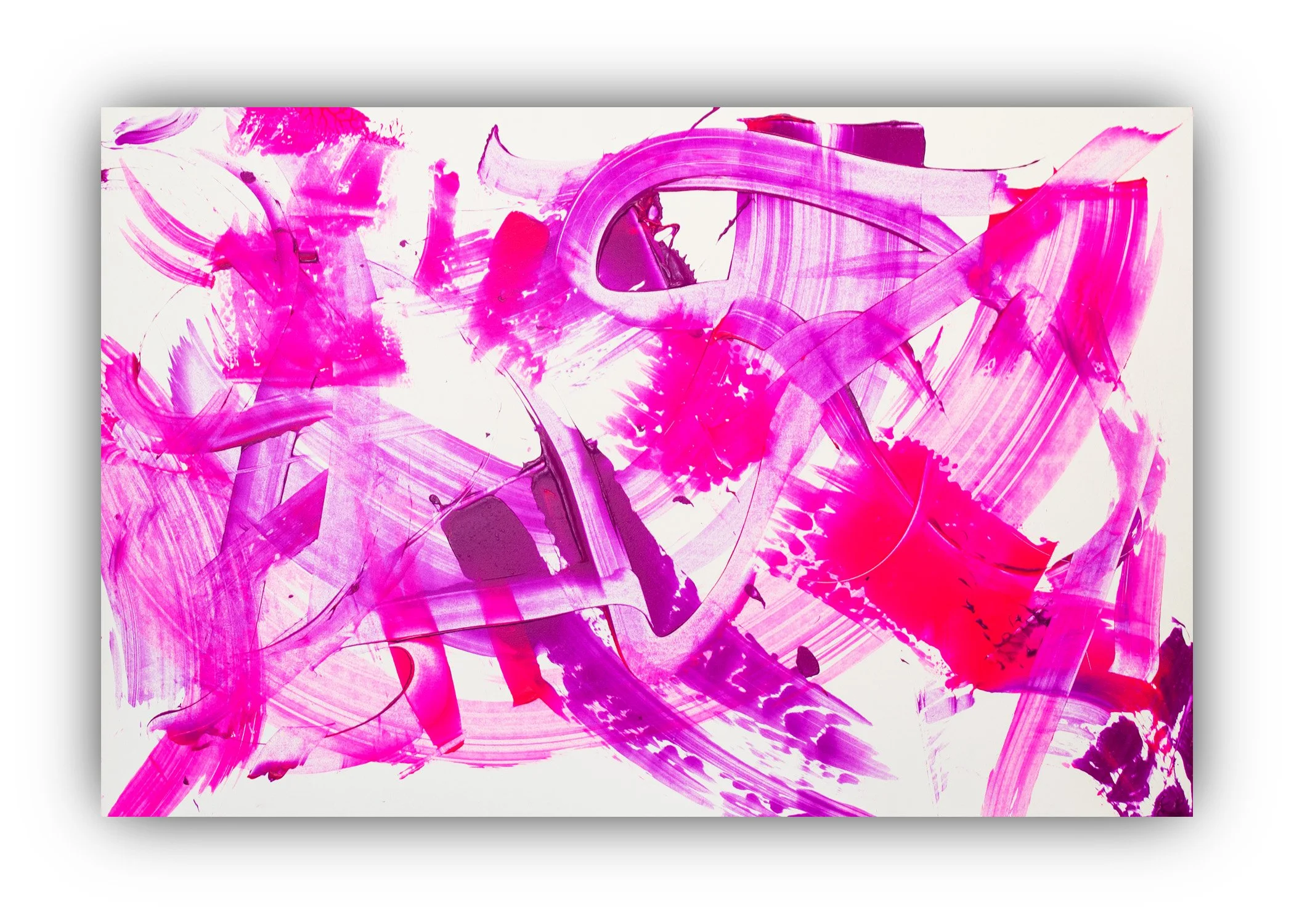 Eb and Flow MP2 - Acrylic on panel - 6' x 4' 2017