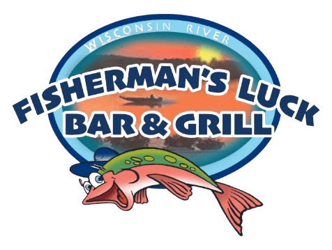 Logo of Fisherman's Luck Bar & Grill in Wisconsin Dells