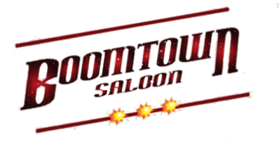 Logo for Boomtown Saloon in Wisconsin Dells, WI