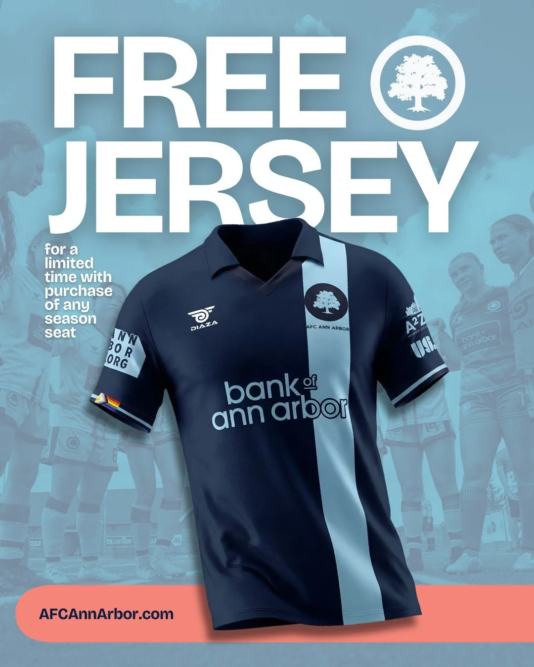 $99 season ticket = FREE 2026 home jersey included! 🤯

Offer ends March 16. ⏳