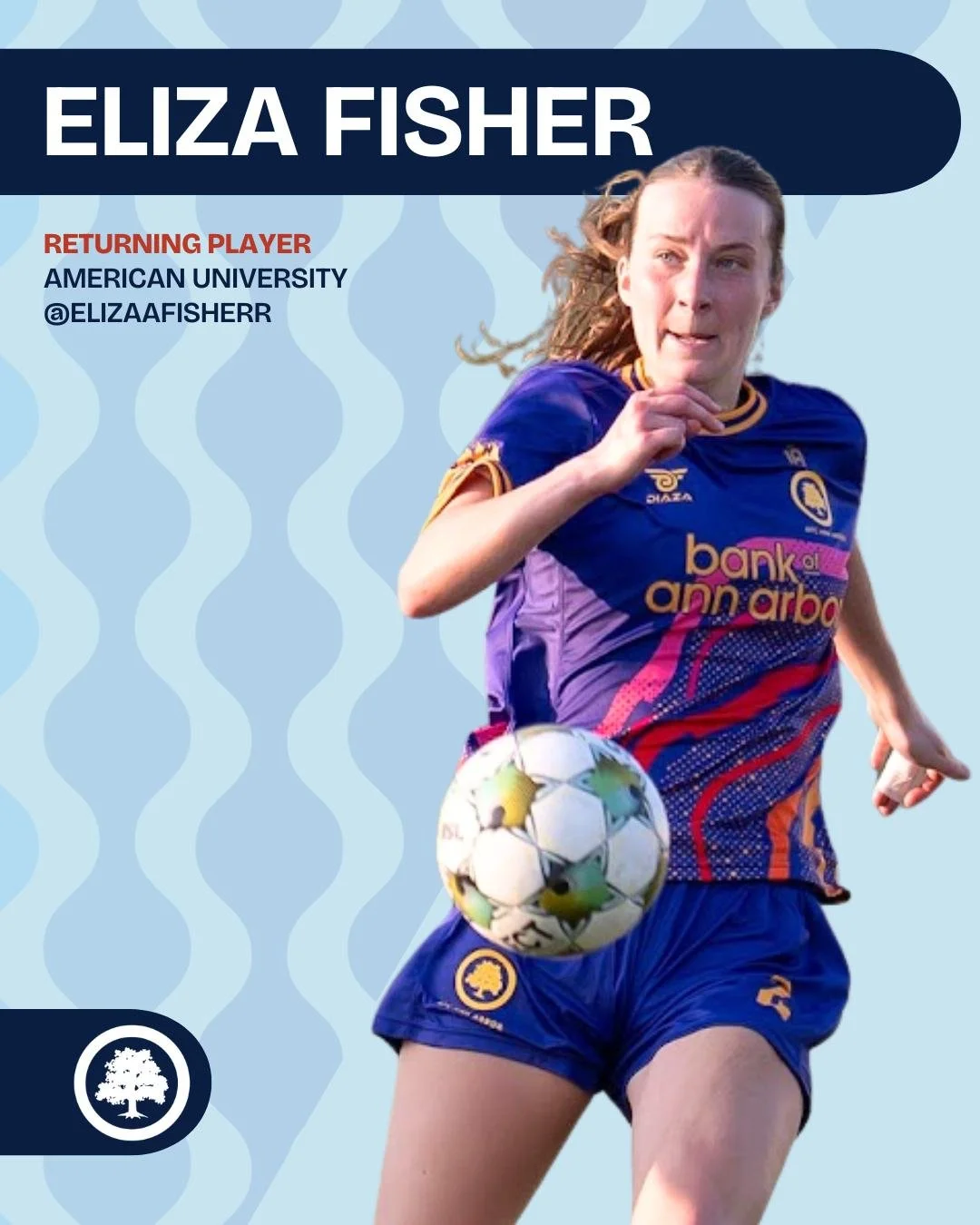 Welcome back to AFC Ann Arbor Eliza! 🌳

The Mighty Oak Family is excited to welcome back Eliza Fisher for the 2026 season.

Happy to have you with us! 

#RootedHere