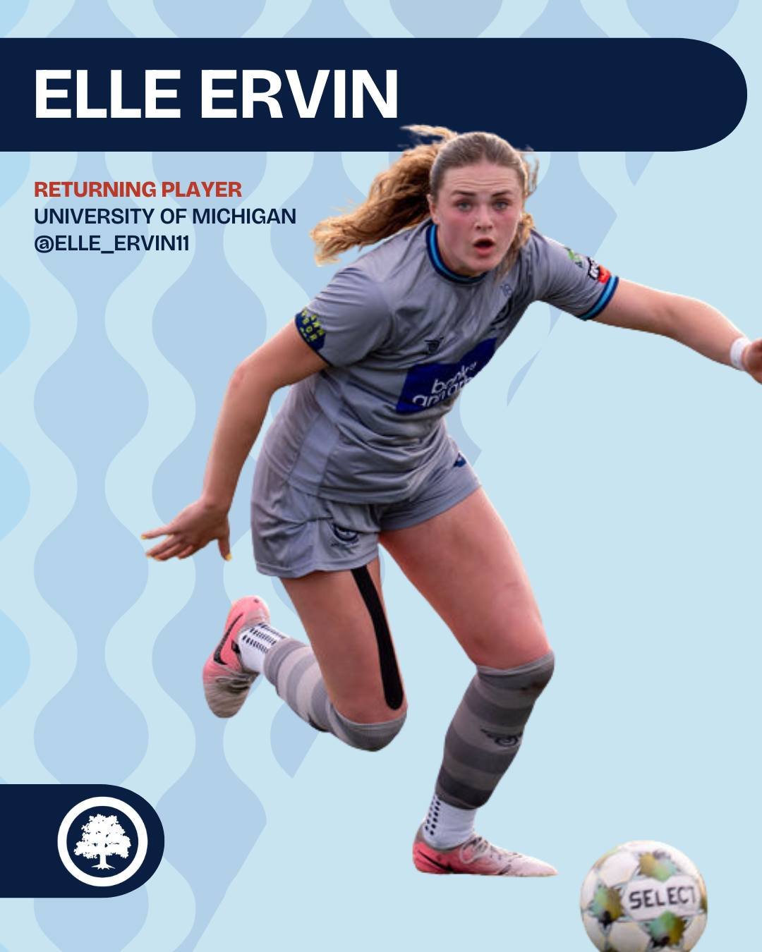 Welcome back to Ann Arbor Elle! 🌳

AFC Ann Arbor is excited to have Elle Ervin back for the 2026 season.

#RootedHere