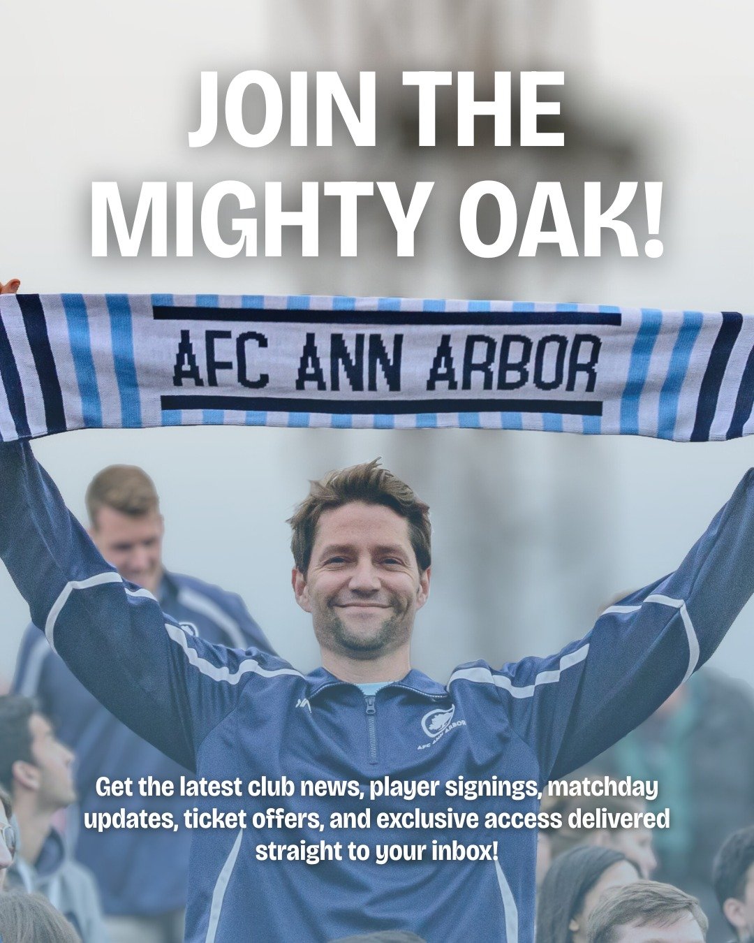 Stay Rooted. Stay Connected. 👊

Be the first to hear about player signings, matchday events, ticket offers, and club news. Join the official Ann Arbor FC newsletter and never miss an update! 

Join via the link in the bio! 🔗