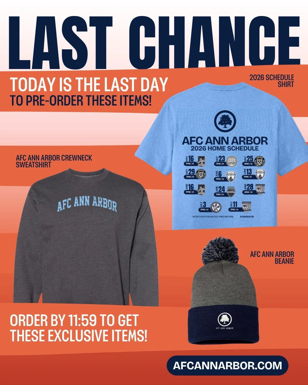 🚨PREORDERS END TONIGHT AT MIDNIGHT! 🚨

Today is your LAST CHANCE to lock in historic exclusive preseason merch! Preorder now with the link in bio before items are gone for good! ⌛