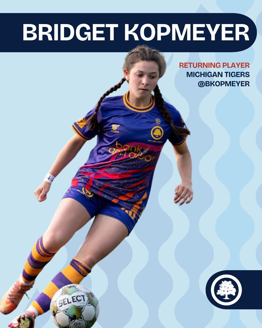 AFC Ann Arbor is thrilled to welcome Bridget Kopmeyer for the 2026 season! 🌳

Welcome to the Mighty Oak Family Bridget!

#Rootedhere