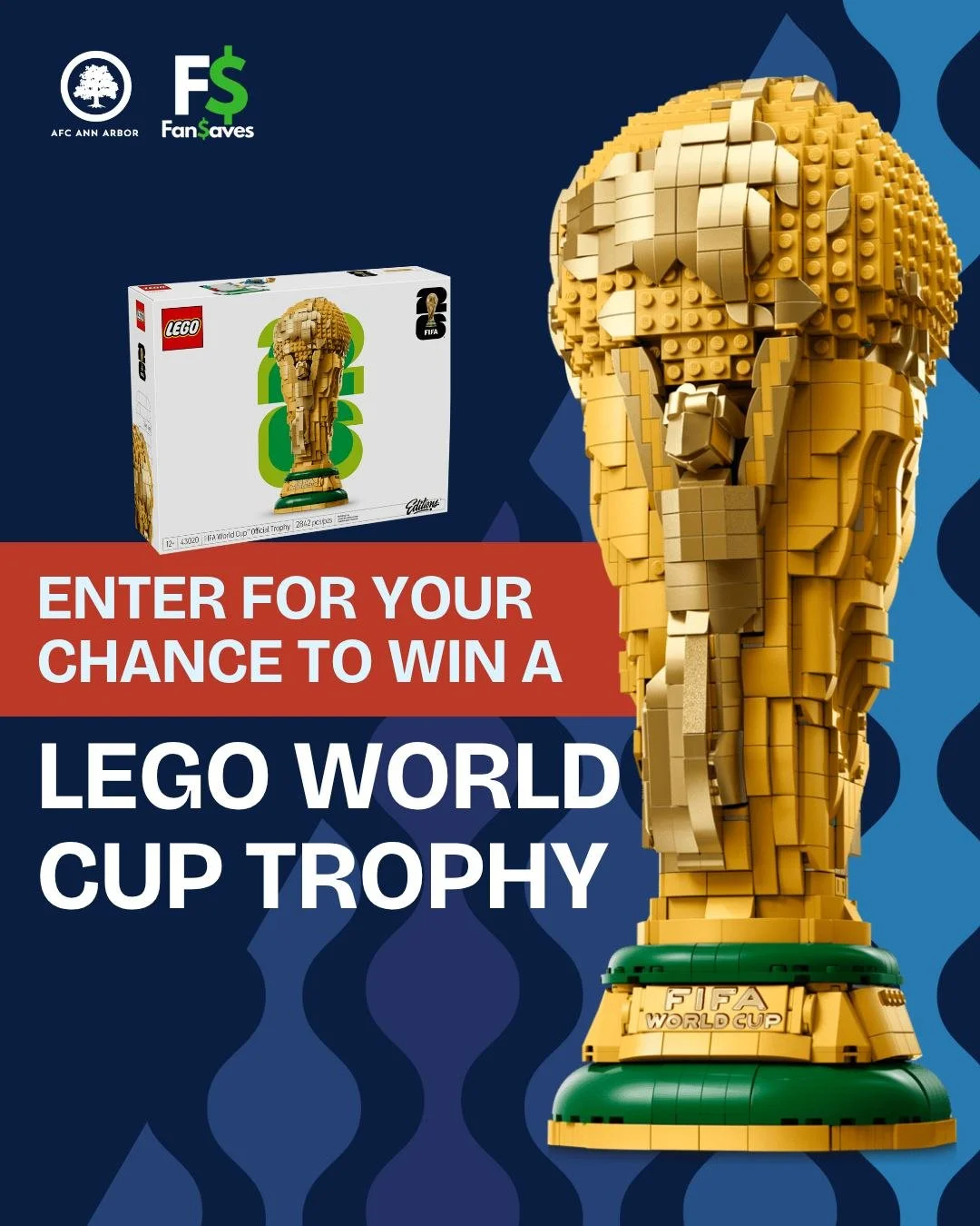 The ultimate soccer collectible! 🏆

Our competition to win a LEGO World Cup Trophy Set is now live - and all you need to do is follow AFC Ann Arbor on FanSaves to enter! (Link in the bio! 🔗)
