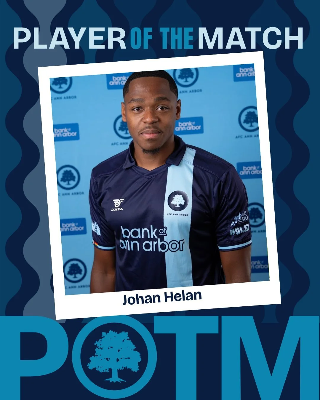 A classy goal and 90 minutes of fight makes Johan our Player of the Match.