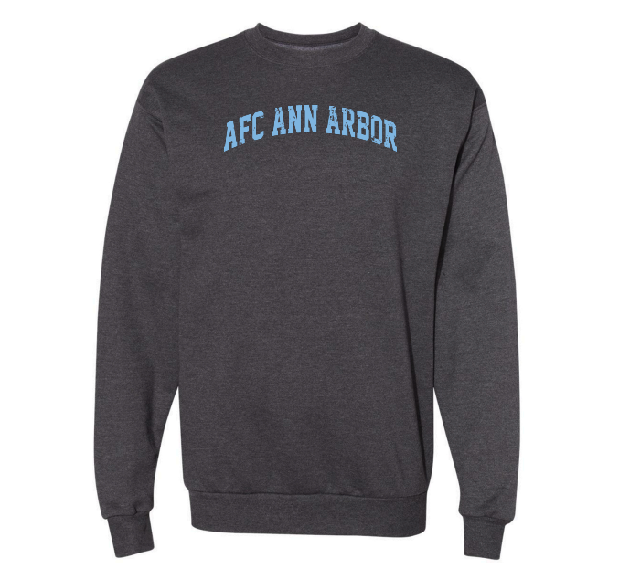 AFC Ann Arbor Distressed Crewneck Sweatshirt – Limited Season Launch Edition