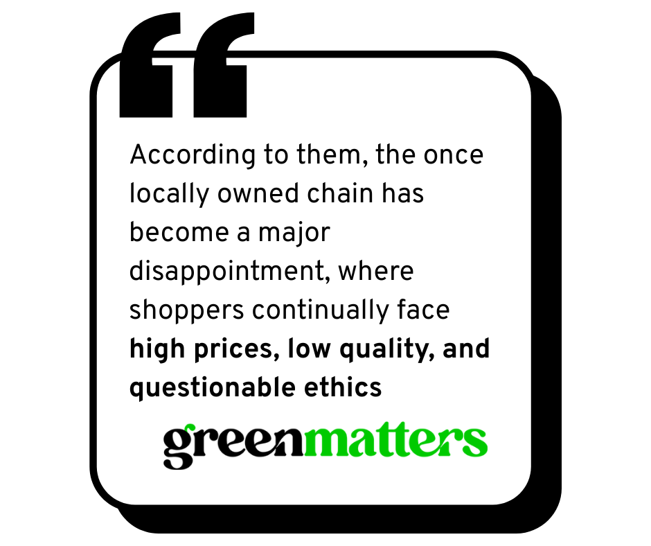 Hannaford Green Matters Expensive