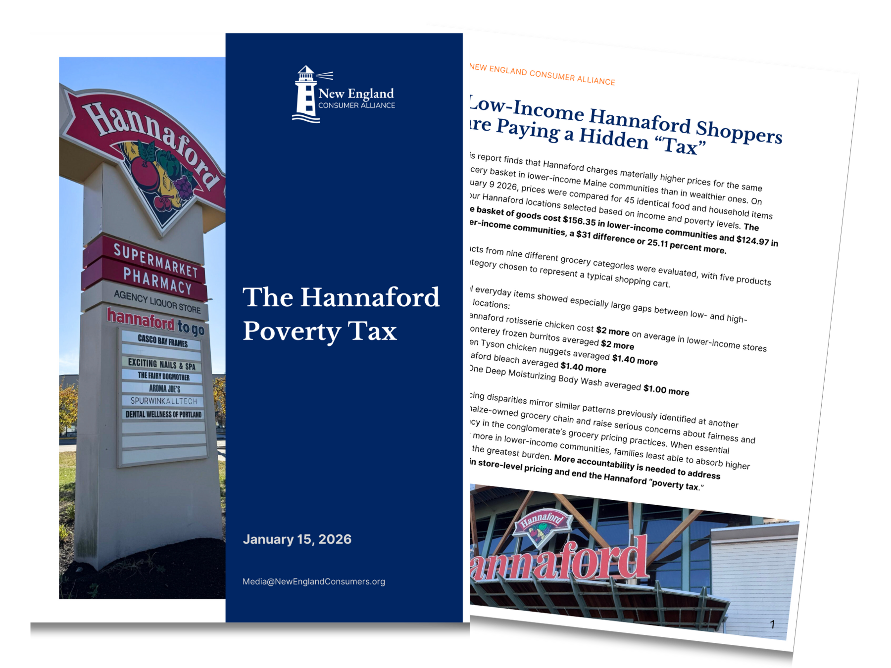 Hannaford "Poverty Tax" Report: Charging Rural Low Income Shoppers More