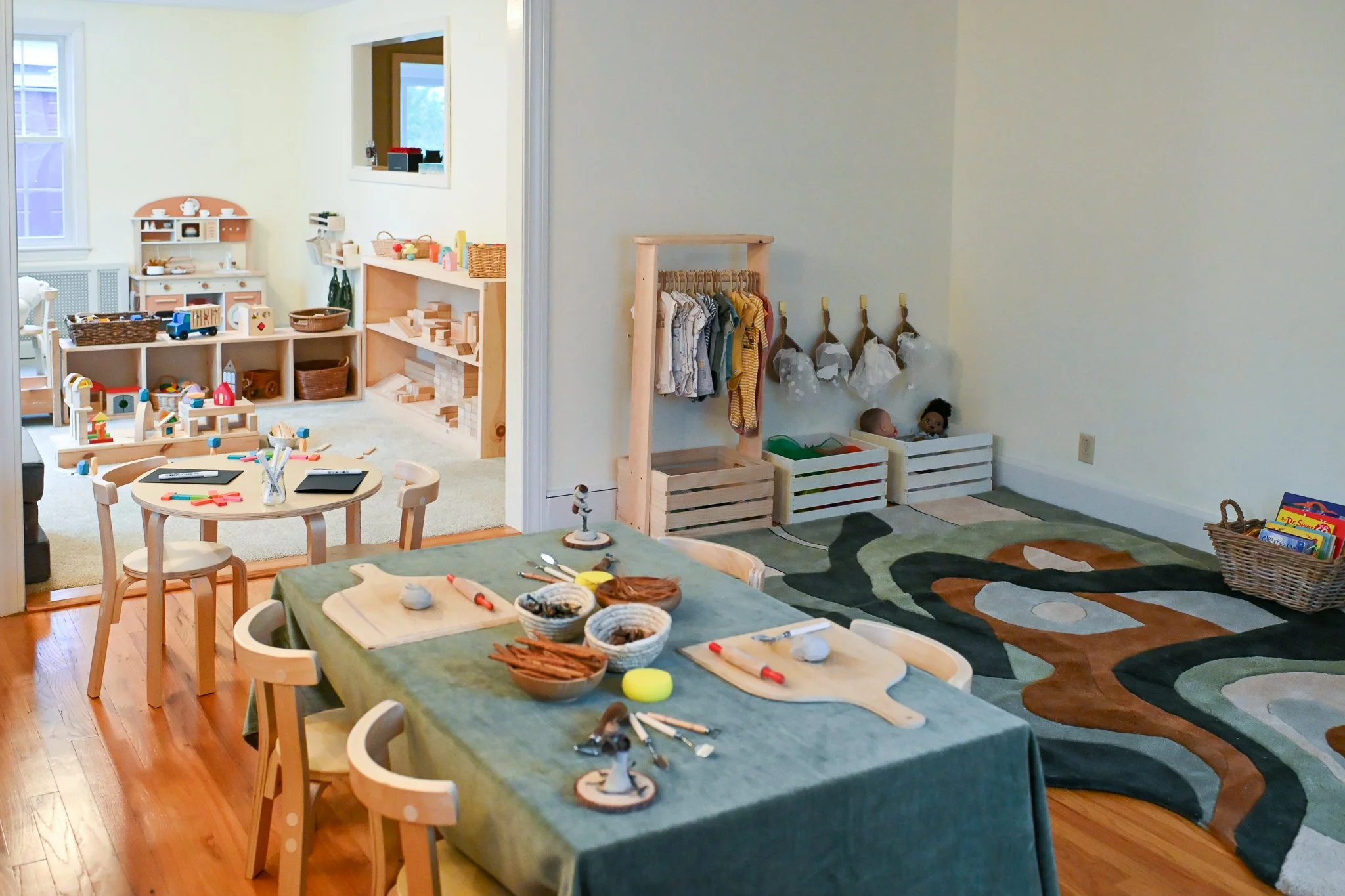 Our 2 rooms - offering learning play opportunities