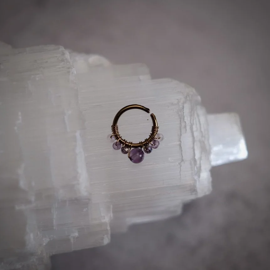 Amethyst Septum 16g