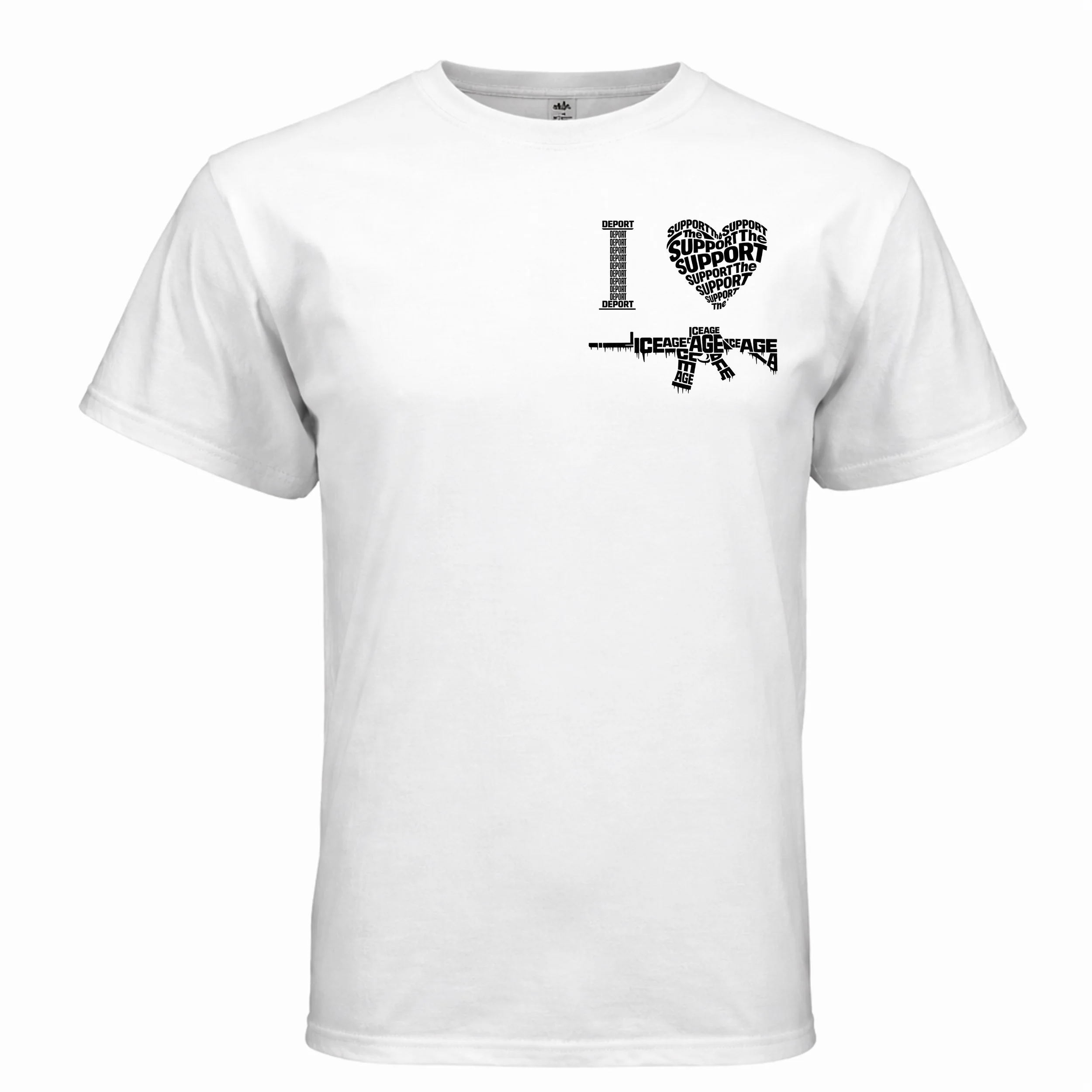Deport, Support The, ICE AGE T Shirt (Front Print Only)