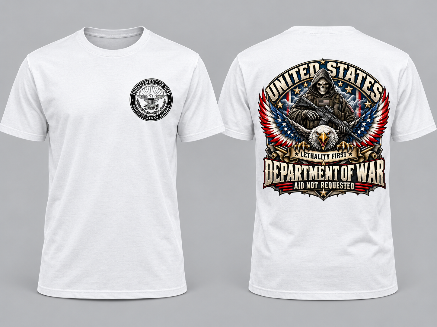 Lethality First Department of War Tee