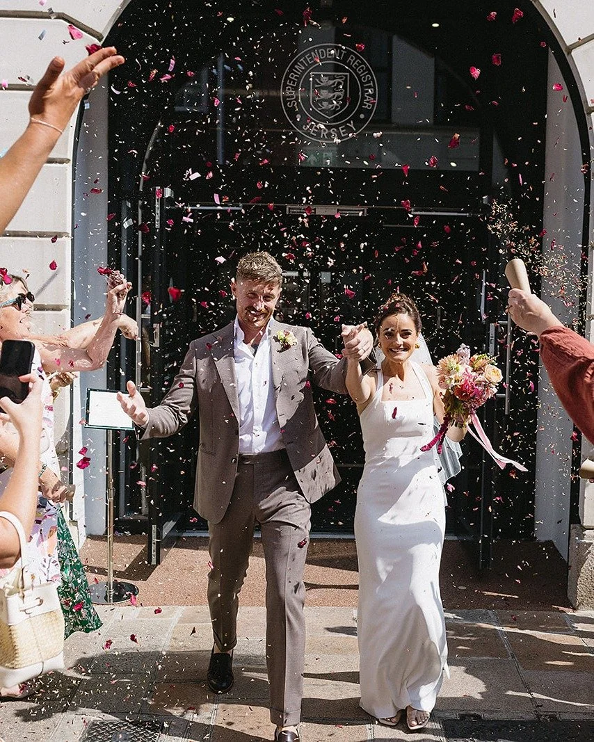 The buzzing moments after saying "I do"

#LuxuryWeddingPhotographer
#EditorialWeddingPhotography
#ModernBride
#classicweddingstyles 
#TimelessWedding
#jerseyWeddingPhotographer
#BrideAndGroomPortrait