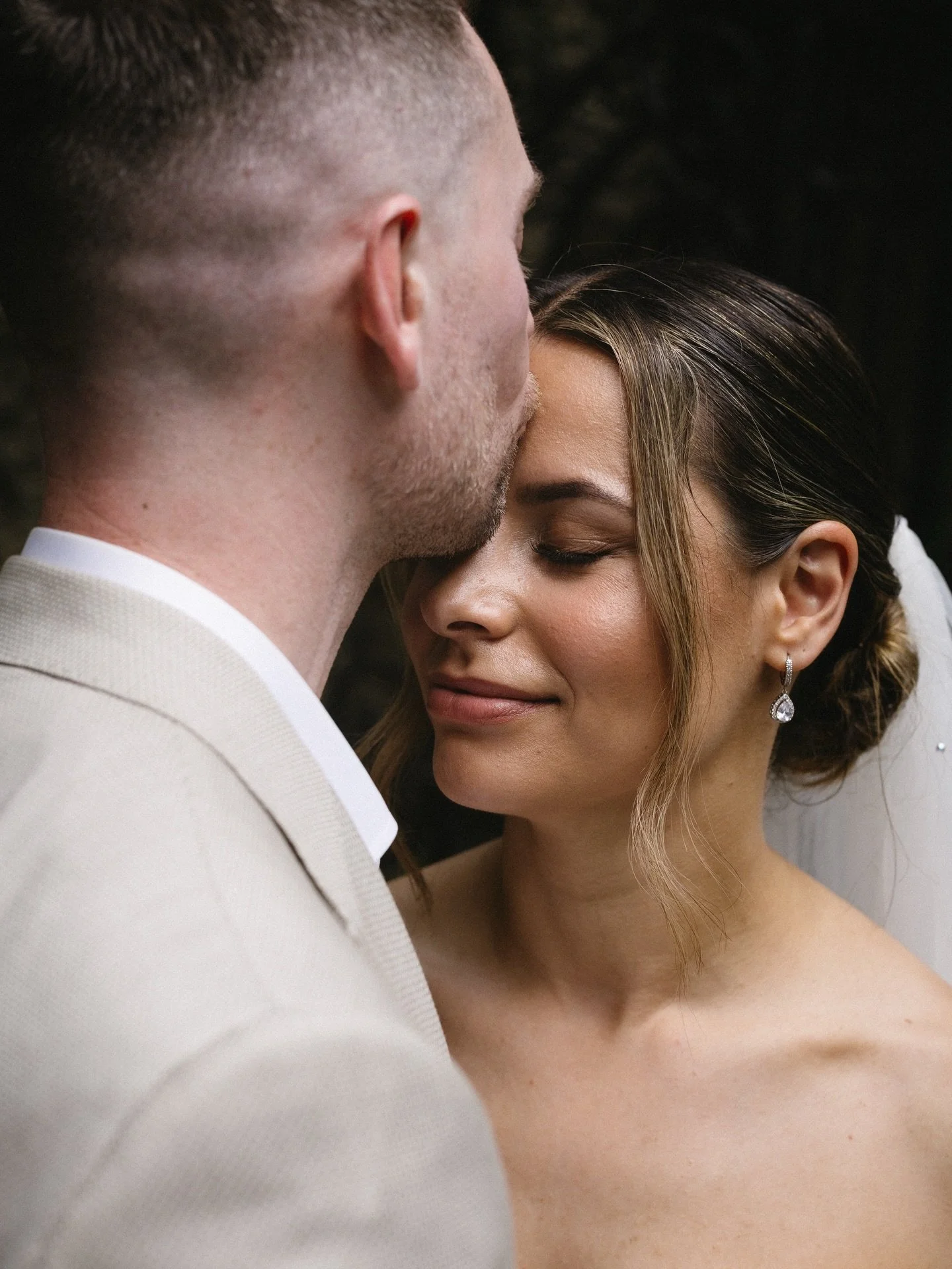 Just married! 
A few moments to soak it all in before the rest of the day unfolds.