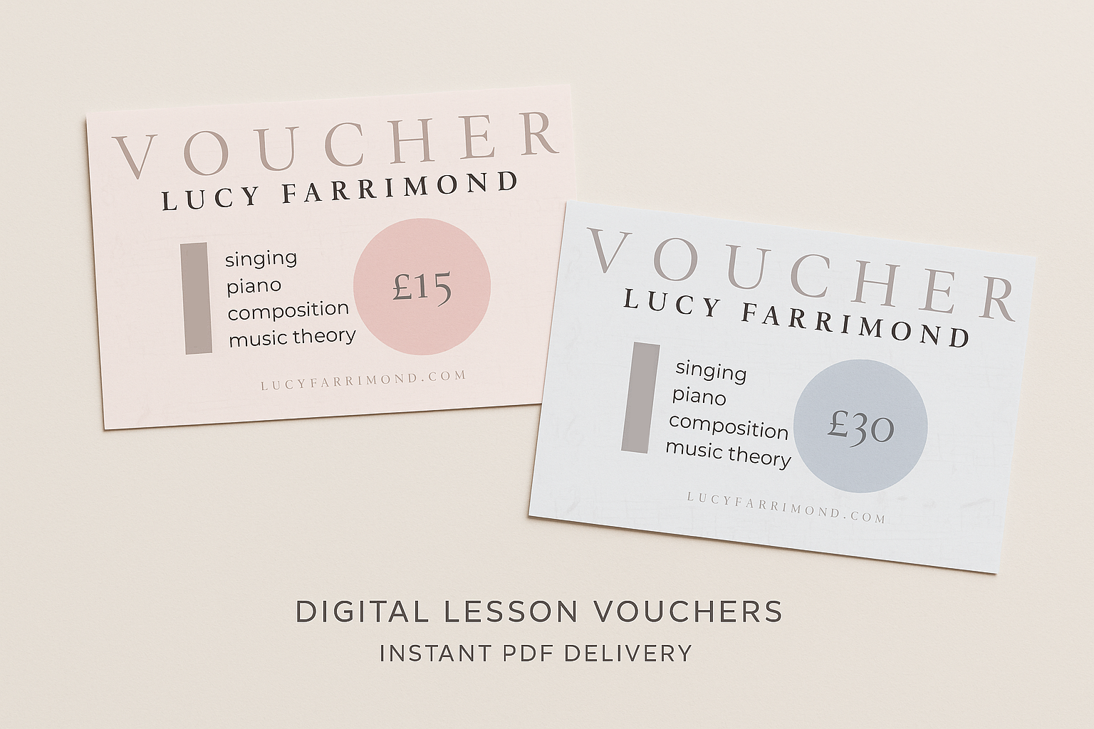 Digital Lesson Gift Voucher