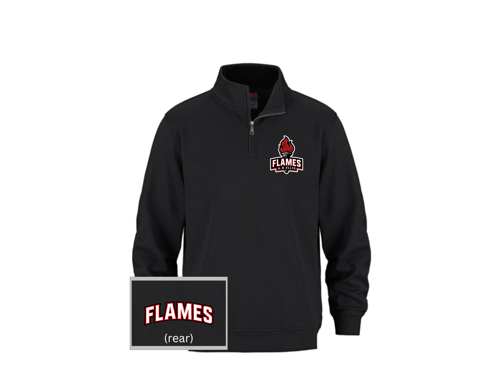 AB Ellis 1.4 Zip Sweatshirt Black.png