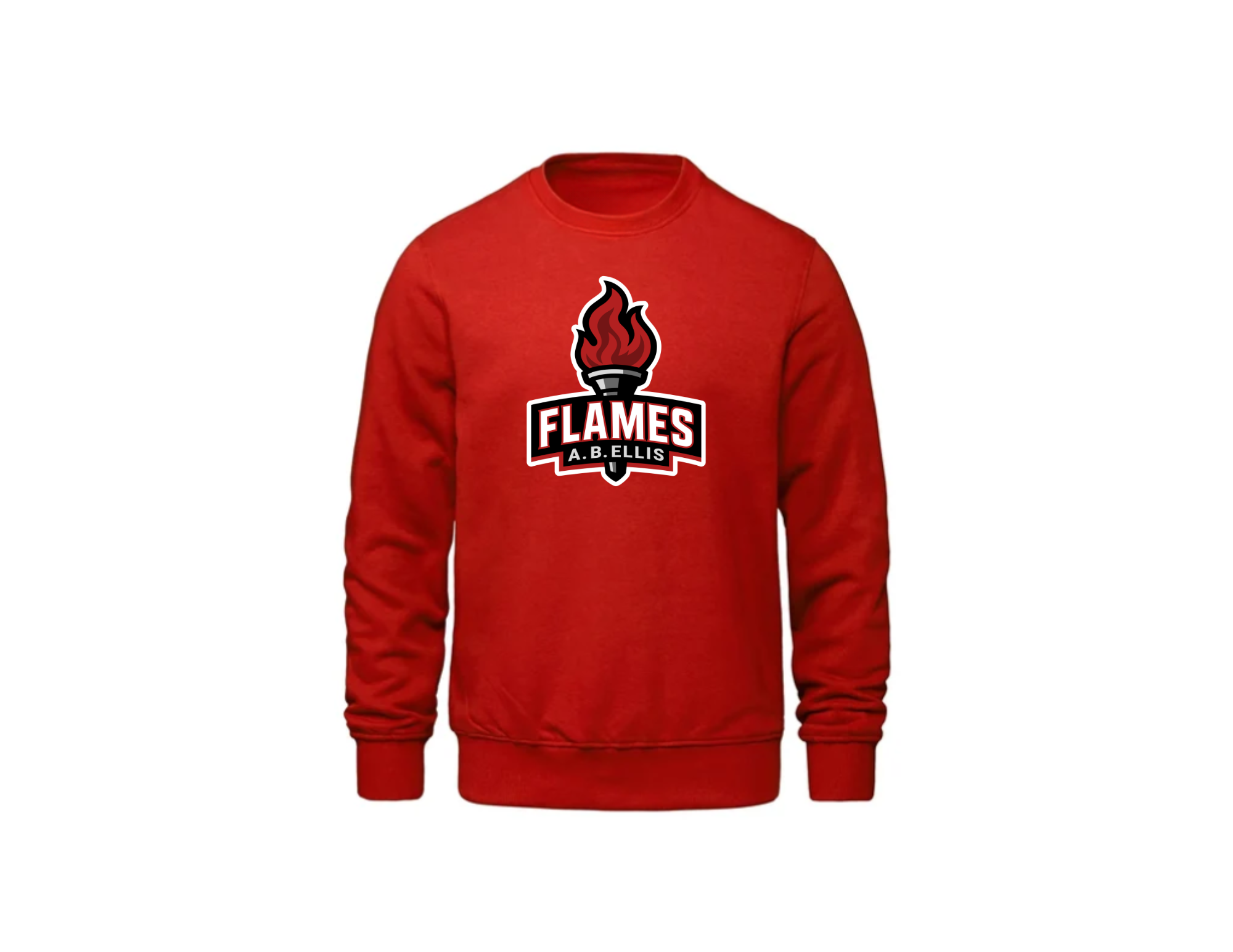 AB Ellis Crewneck Sweater Red.png
