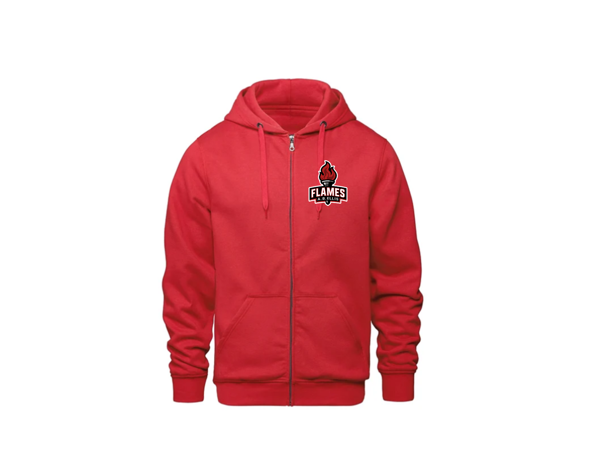 AB Ellis Full Zip Sweatshirt Red.png