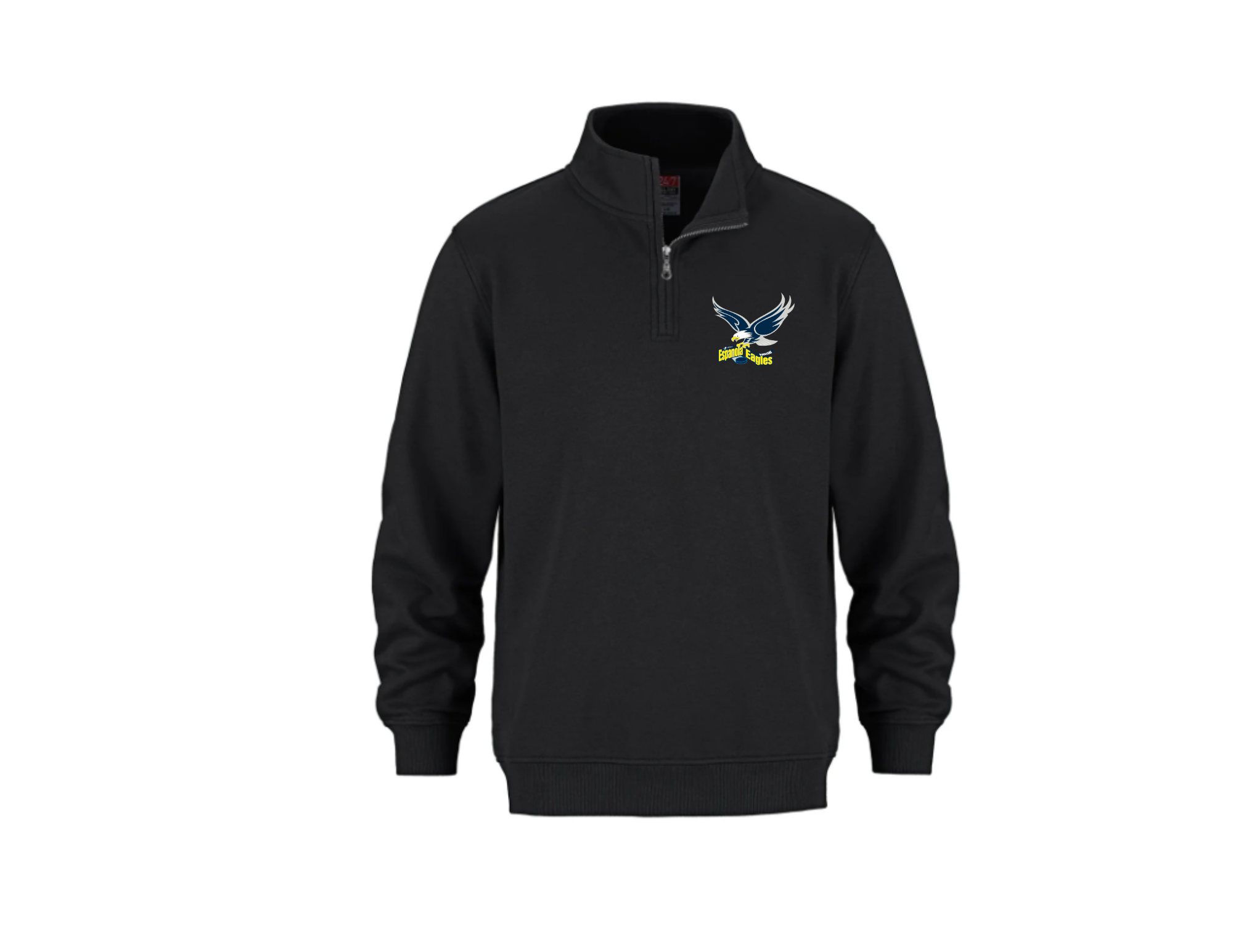 Quarter Zip Eagles Black.png