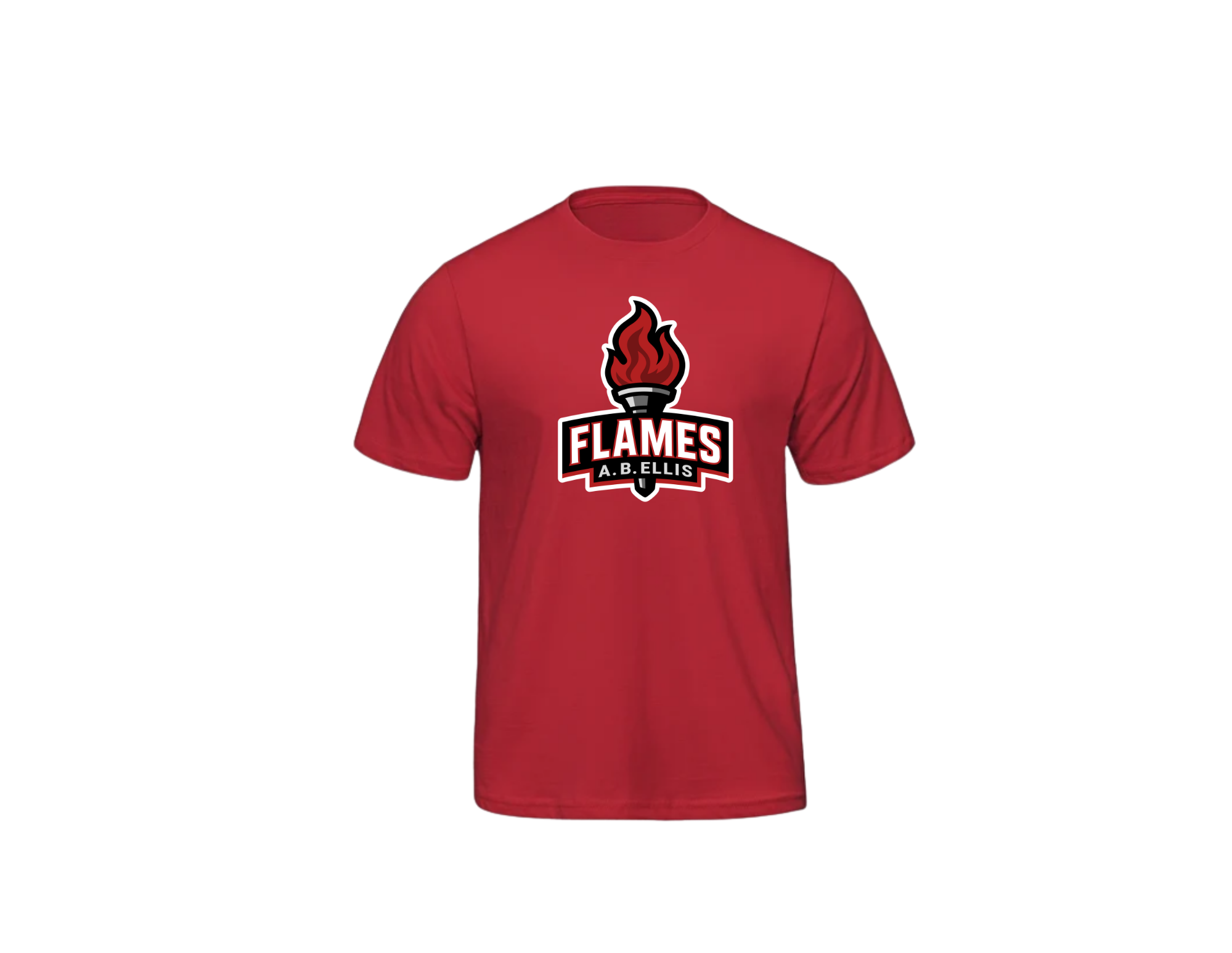 AB Ellis Crewneck TShirt Red.png