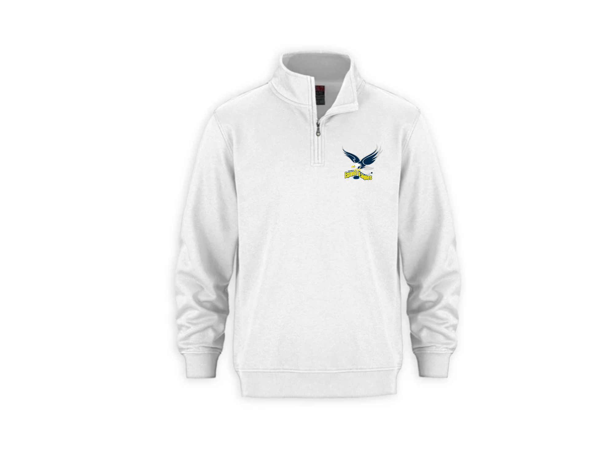 Quarter Zip Eagles White.png