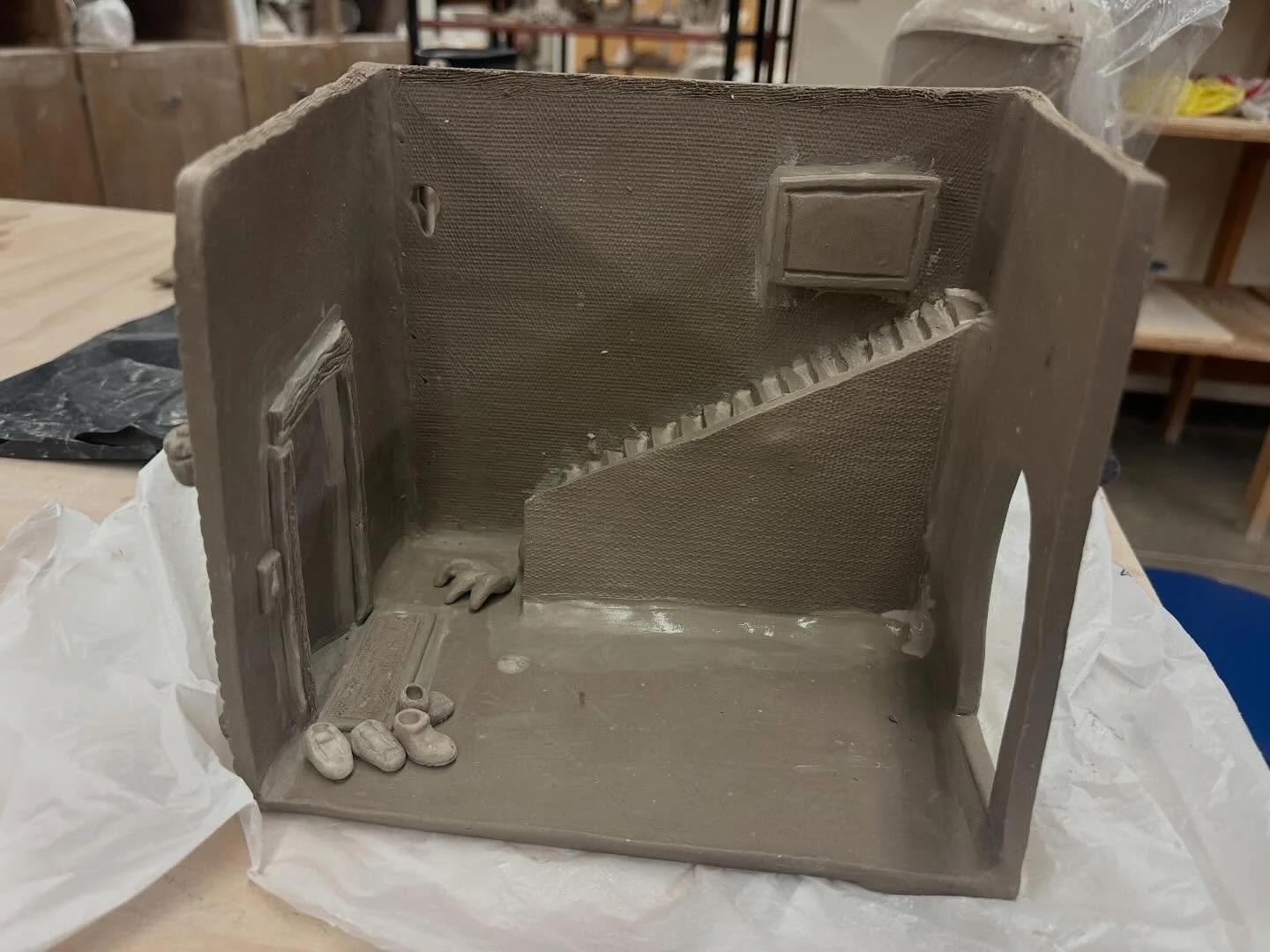 Got some stairs and a wall put up today. Who knew so many little steps could take so much time 😵&zwj;💫