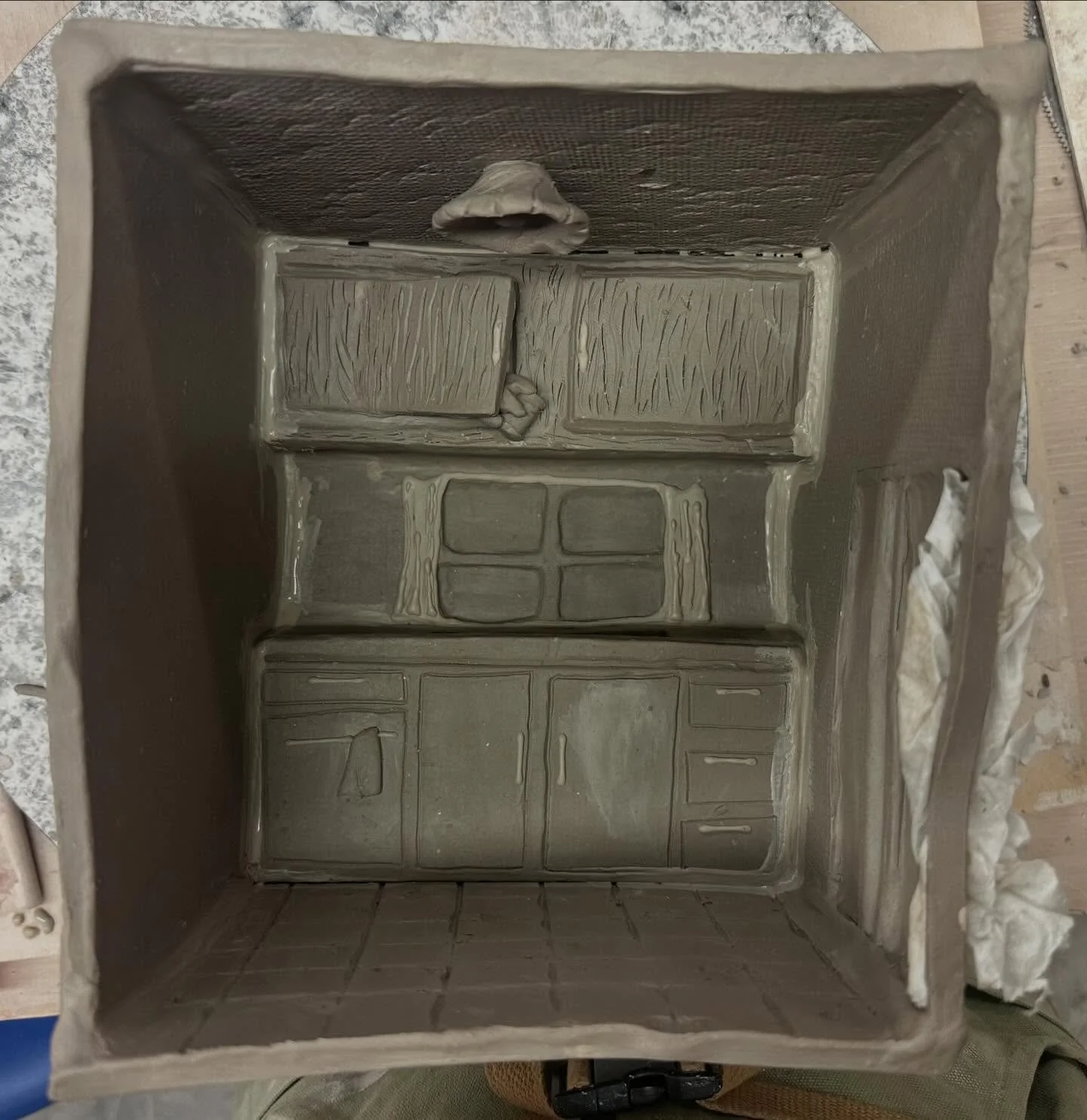 A kitchen in a box! For when you are on the go!