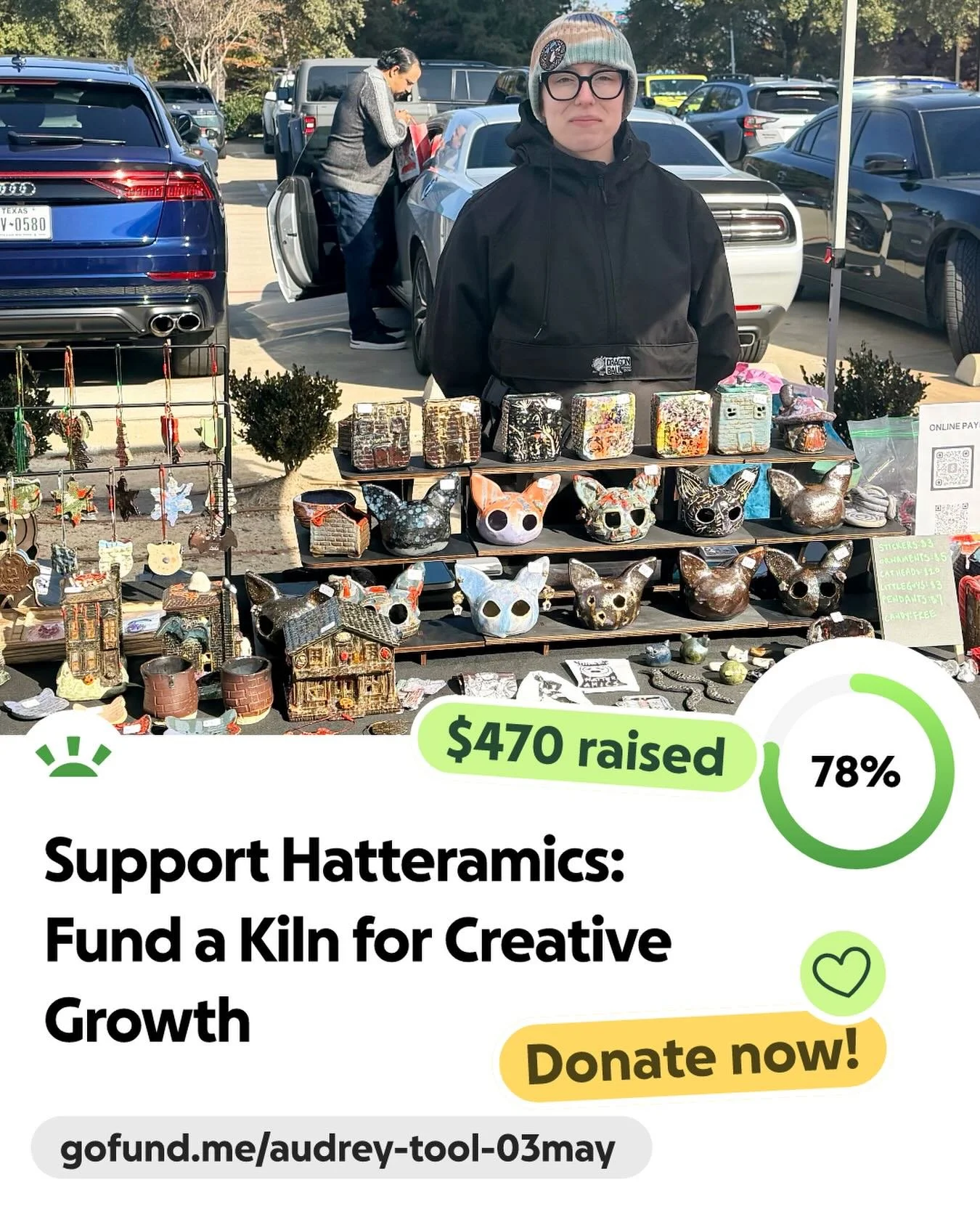 Gave ya&rsquo;ll a break but back on it again! I cannot believe how close we are to the goal🤯 thank you to everyone who has donated and shared this link around. It truly does mean the world to me. Anyone who still wants a free mystery sticker it&rsq
