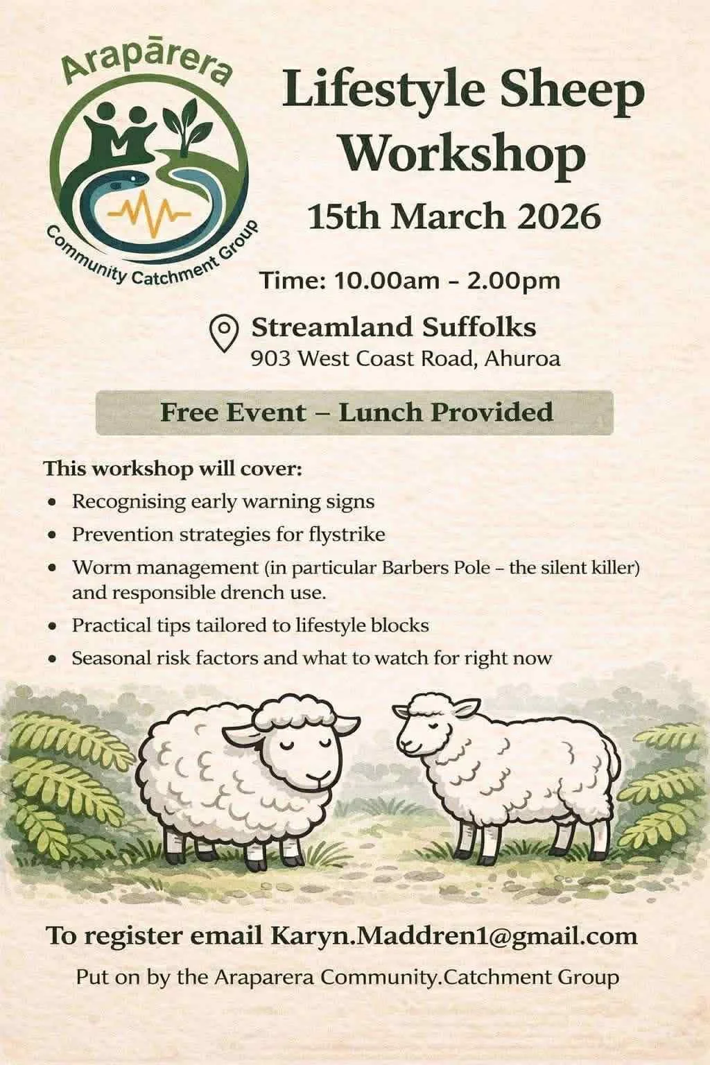 Lifestyle Sheep Workshop