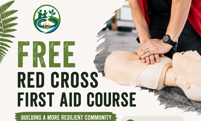FREE Red Cross First Aid Course