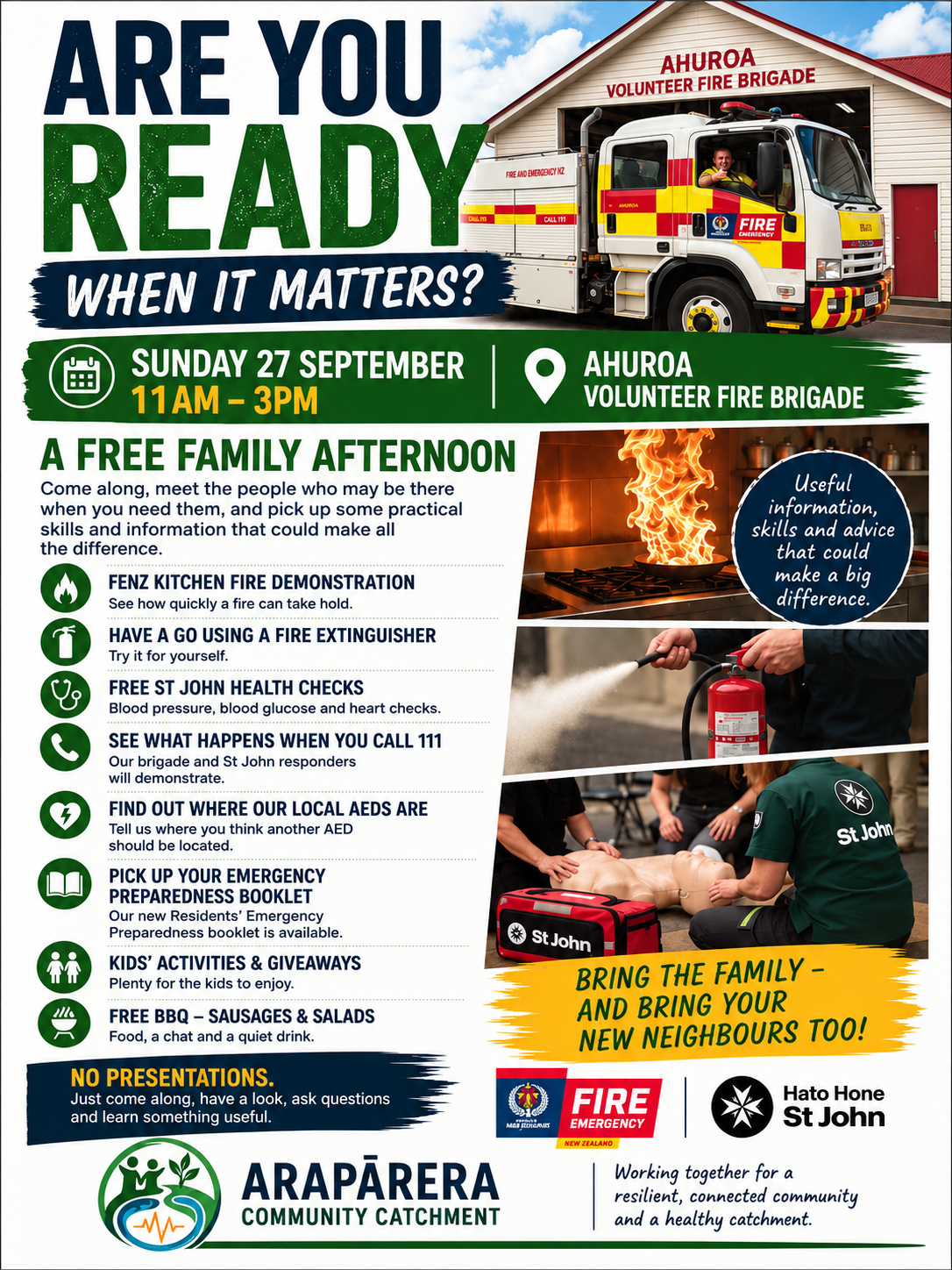 Are You Ready When it Matters? Free community event