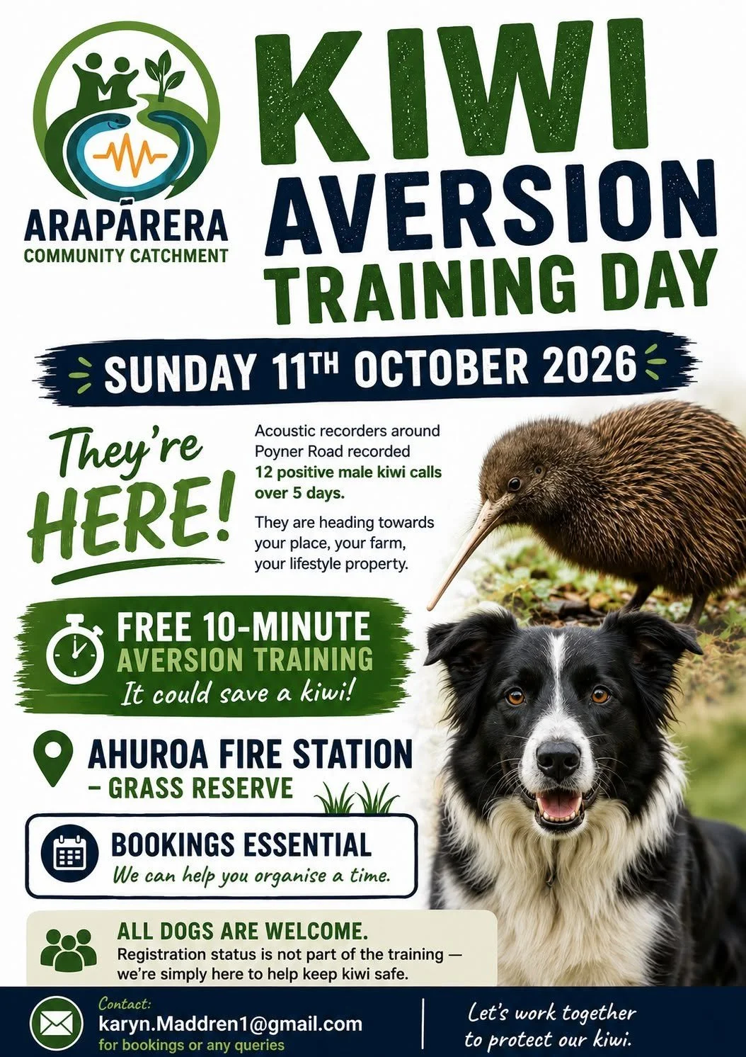 Kiwi Aversion Dog Training (FREE)