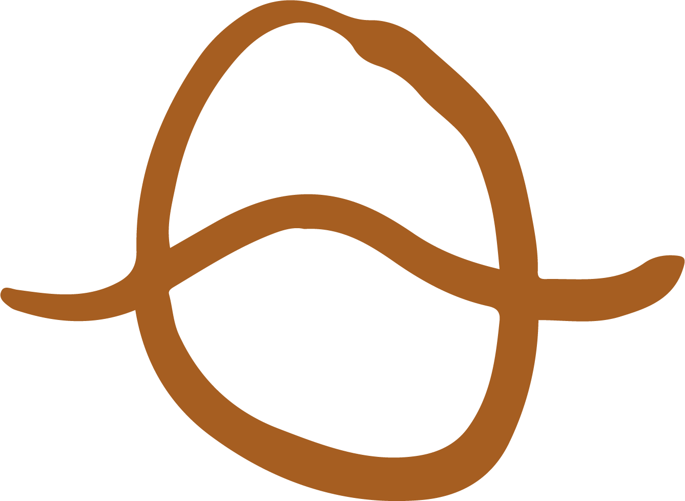Handrawn icon for breathwork