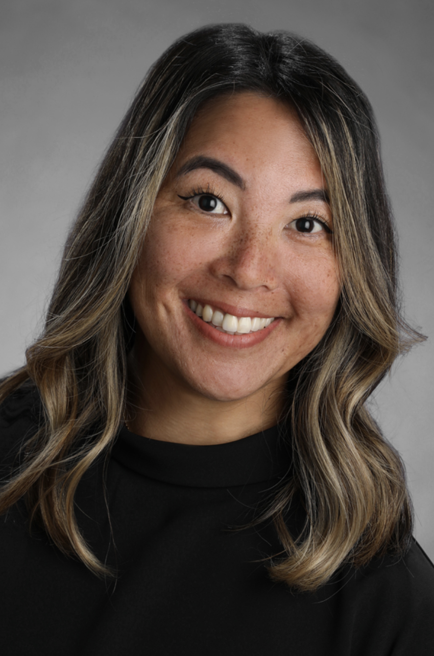 Christine Sanpei posing for the photo.