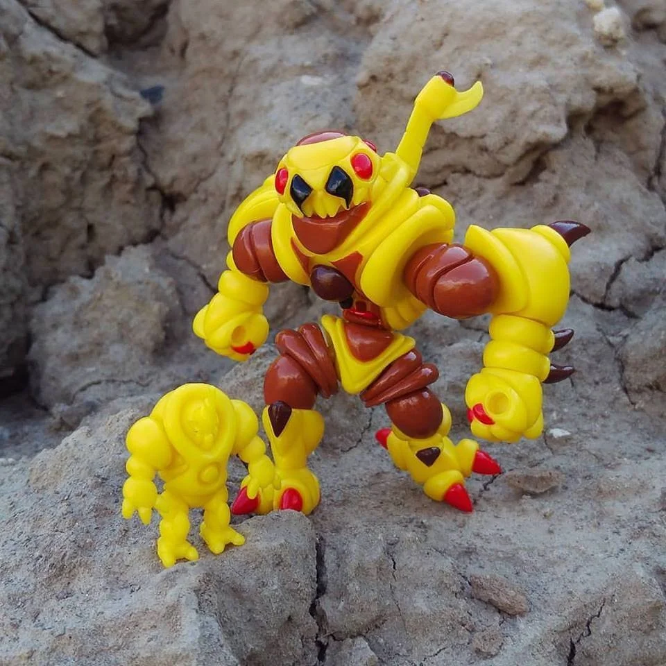 EVIL MUSHI WITH MINI MUSHI